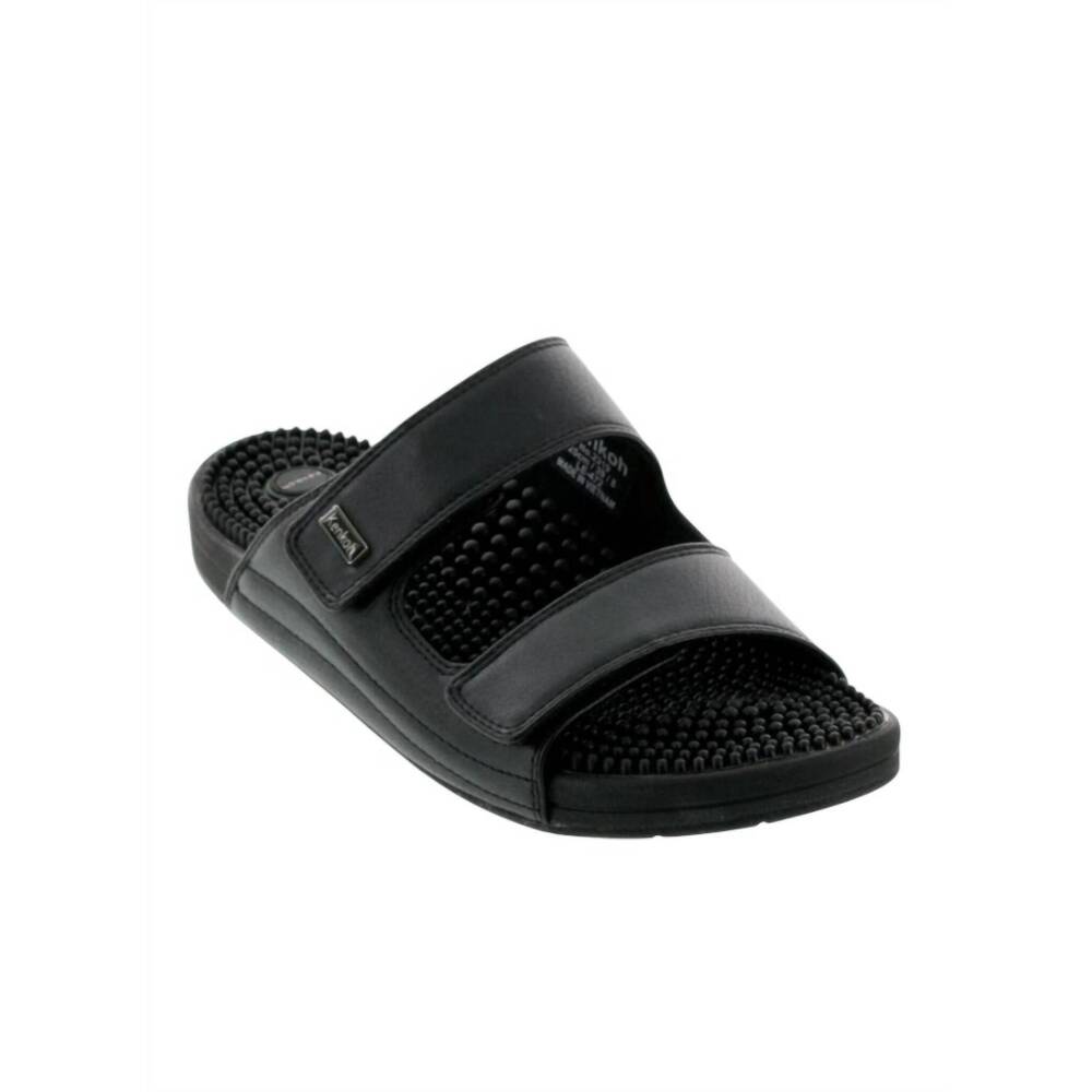 NEW KENKOH unisex - serenity v massage sandals in black